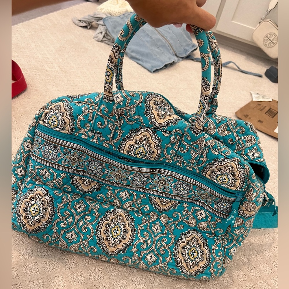 Vera Bradley Weekender in Turquoise